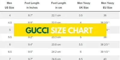 do gucci sneakers run big or small|Gucci shoe size conversion chart.